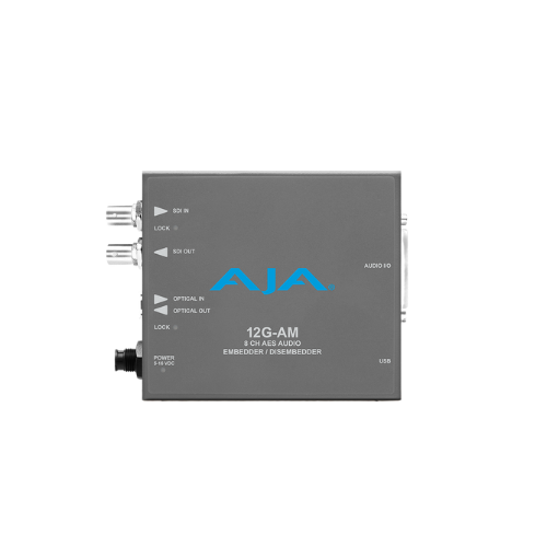 AJA 12G-AM SDI 8-Channel AES Audio Embedder/Disembedder
