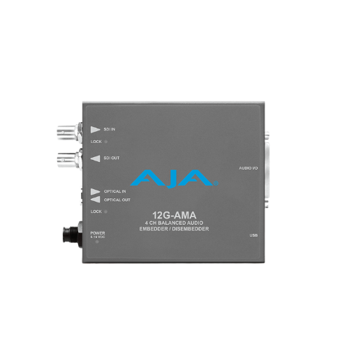 AJA 12G-AMA 12G-SDI Balanced Audio Embedder/Disembedder