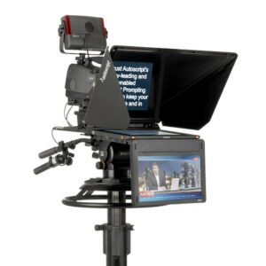 Autoscript EPIC-IP 15” Teleprompter with Integrated Talent Monitor | On-Camera System | EPIC-IP15