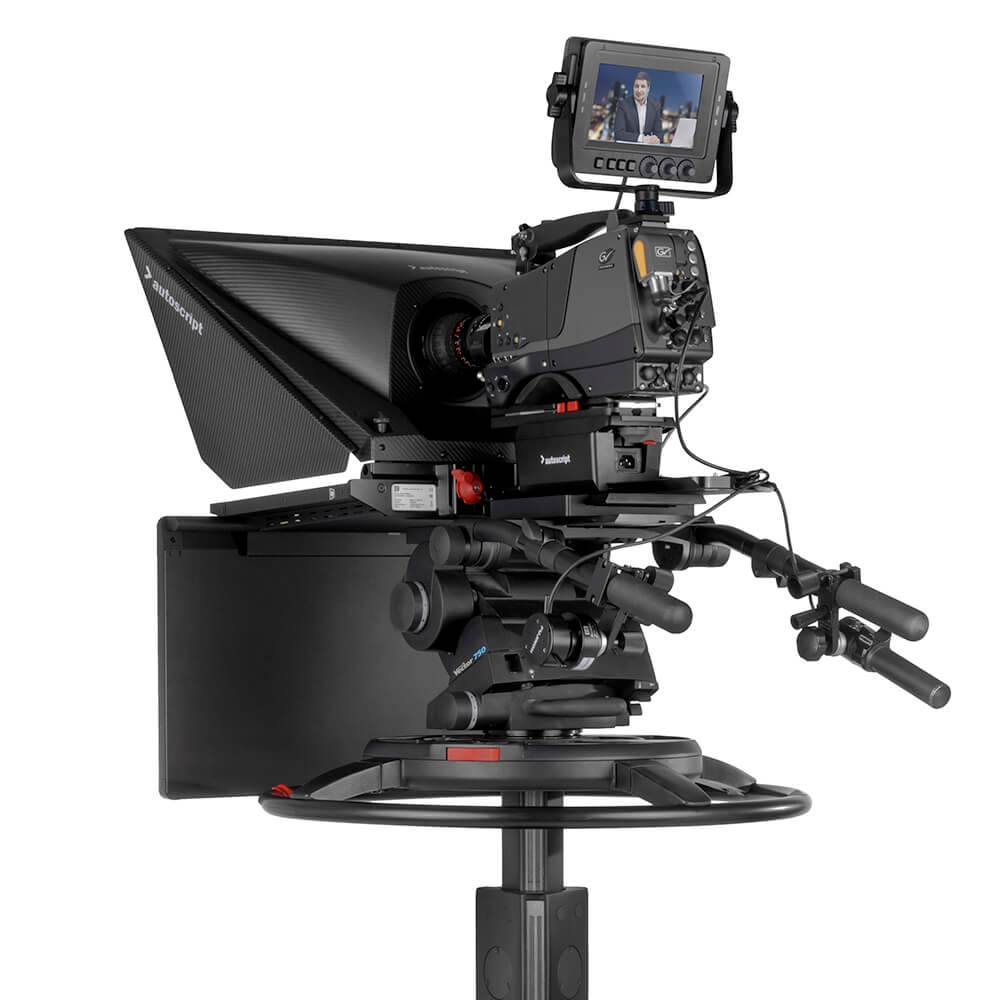 Autoscript EPIC-IP 19XL Teleprompter | 19" Prompt & 24" Talent Monitor | EPIC-IP19XL