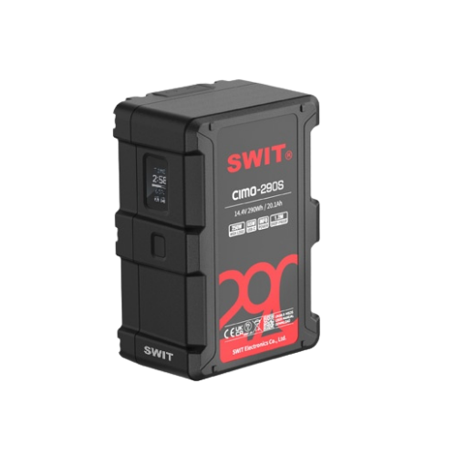 CIMO-290S 290Wh USB-C OLED Cine V-Mount Battery