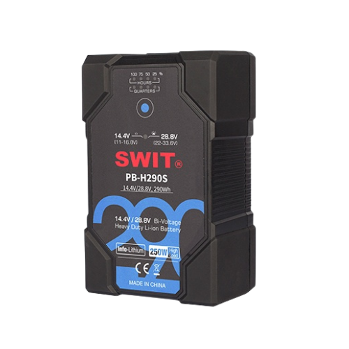 PB-H290S 290Wh Intelligent Bi-Voltage V-Mount Battery Pack