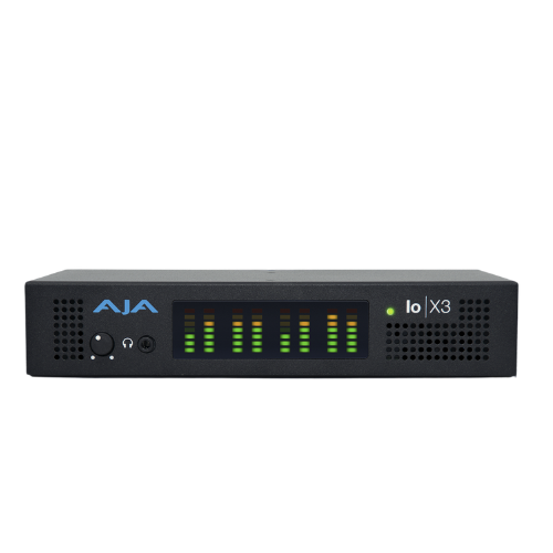 AJA Io X3 – Multi-Channel 2K/HD/SD Video I/O over Thunderbolt