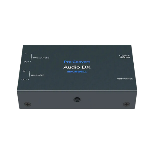 Magewell Pro Convert Audio DX - IP audio converter and capture device (Dante® enabled)