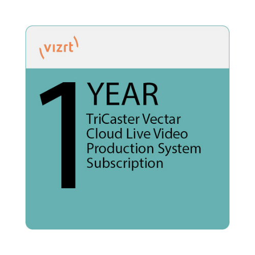 TriCaster Vectar Cloud Live Video Production System (1-Year Subscription)