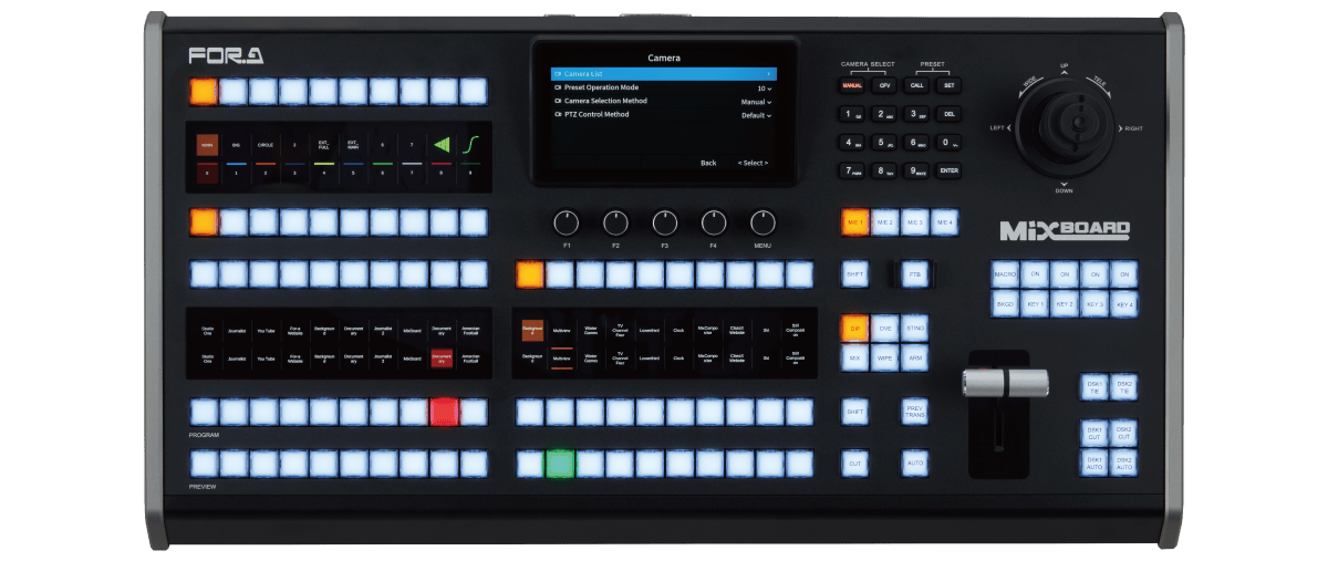 FOR-A MixBoard Unlimited Layering Production Switcher