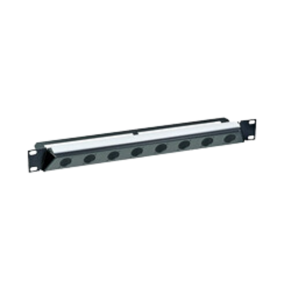 Neutrik NZP1RU-8 1RU 8 Port D-Size Rack Mount Patch Panel