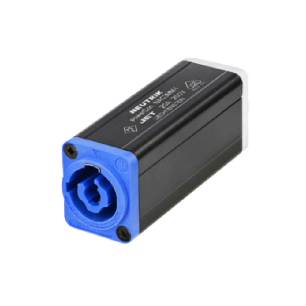 Neutrik NAC3MM-1 powerCON XX Power Cable Coupler Adapter