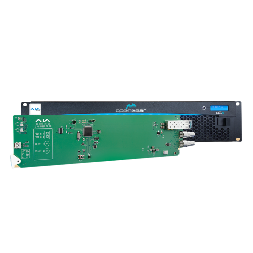 AJA OG-FiDO-2R-12G | 2-Channel Single-Mode LC Fiber to 12G-SDI Receiver