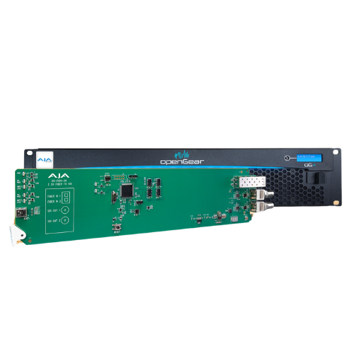 AJA OG-FiDO-2R | 2-Channel Single Mode LC Fiber to 3G-SDI Receiver