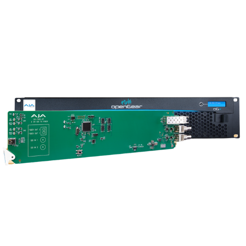 AJA OG-FiDO-2T-MM | 2-Channel 3G-SDI to Multi-Mode LC Fiber Transmitter