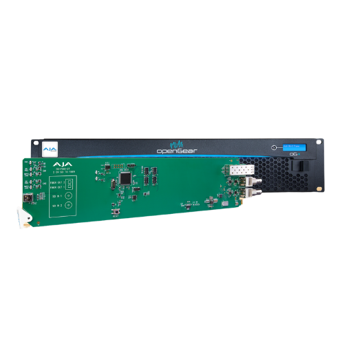 AJA OG-FiDO-2T | 2-Channel 3G-SDI to Single Mode LC Fiber Transmitter