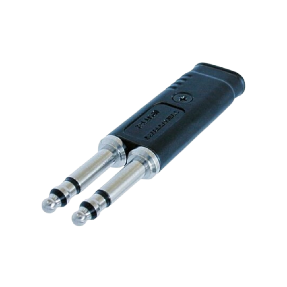 Neutrik NP3TT-2 3-Pole Dual 4.4mm Bantam TT Professional Audio Plug