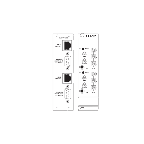 Clear-Com CCI-22 Dual Partyline Ring Interface Module