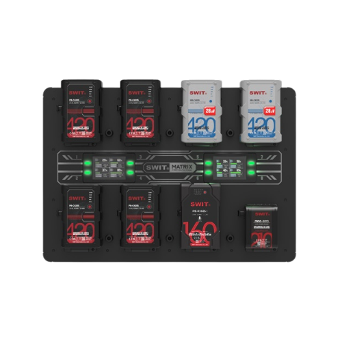 MATRIX-S8 8×100W Ultra Fast V-mount Wall Charger