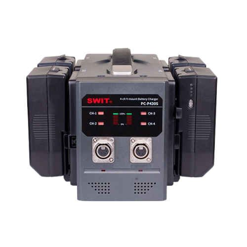 PC-P430S 4-ch V-mount Fast Charger