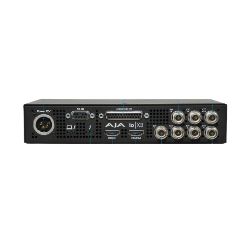 AJA Io X3 – Multi-Channel 2K/HD/SD Video I/O over Thunderbolt