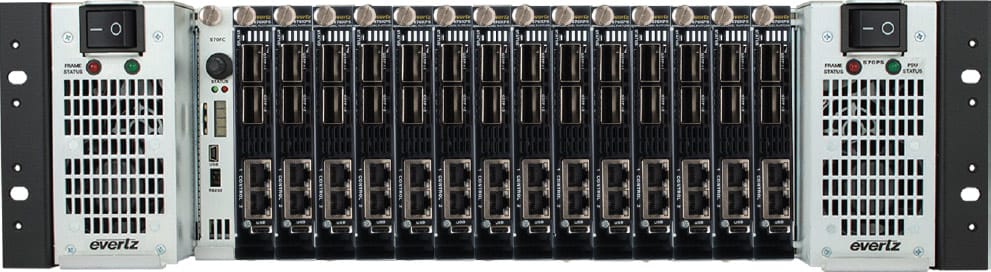 Evertz XPS Series Live Video Encoder & Decoder Platform | IP & SDI Contribution Solution
