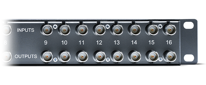 AJA KUMO 1616-12G Compact 16x16 12G-SDI Router