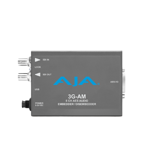 AJA 3G-AM 3G-SDI 8-Channel AES Audio Embedder/Disembedder Mini-Converter