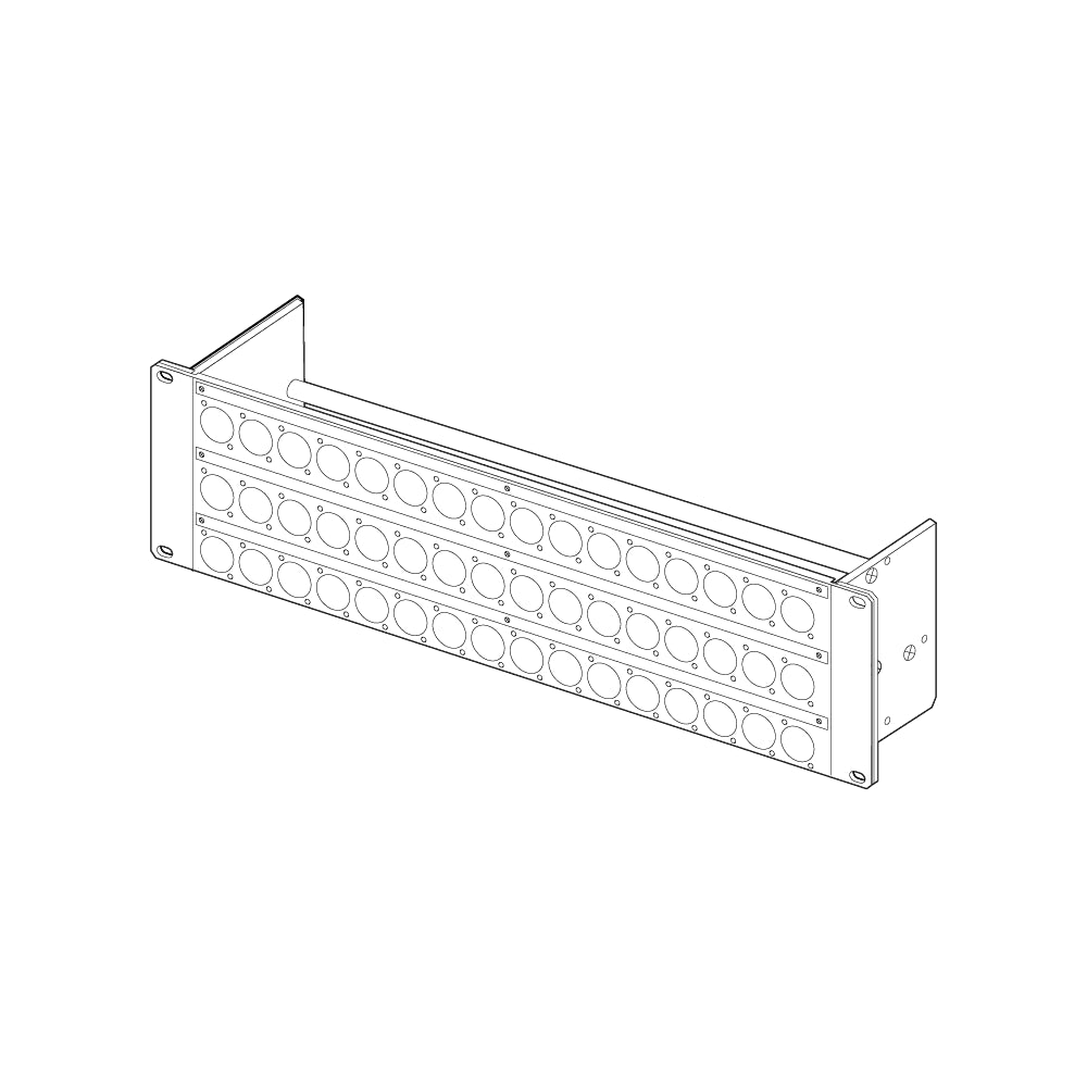 Canare Unloaded A/V Connector Panels | Custom Rack-Mount AS Series