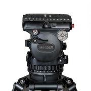 S25C Carbon Fiber Tripod System | Professional 100mm Fluid Head Heavy Duty 25kg Studio Camera Tripod