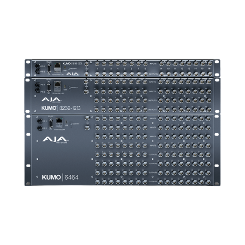 AJA KUMO 3232-12G – Compact 32x32 12G-SDI Router
