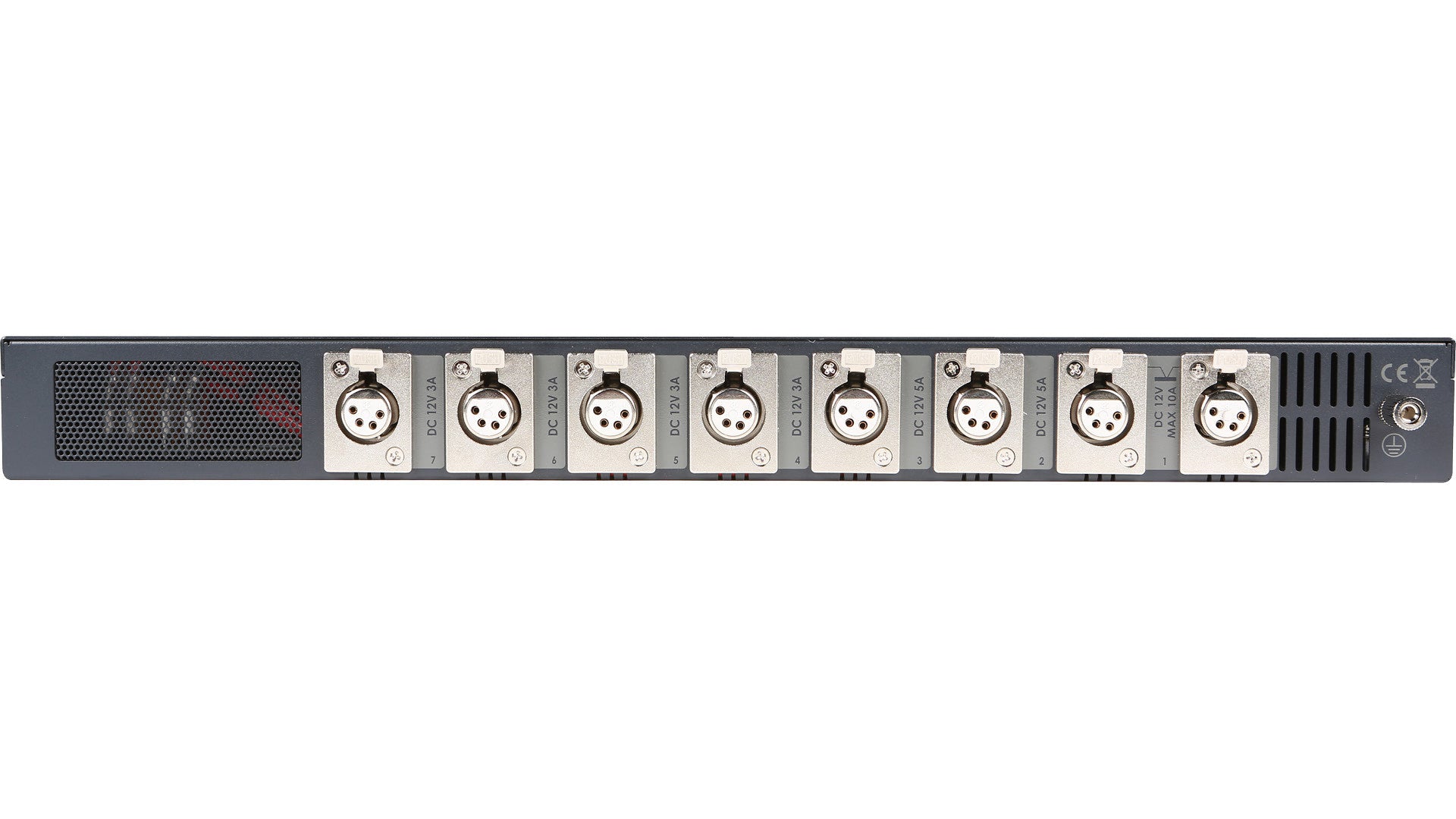Datavideo PD-2A 1RU 19" Rack Power Distribution Center