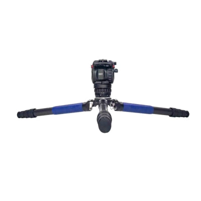 S91C4 Carbon Fiber Tripod System | Professional 75mm Fluid Head Low-Position 10kg ENG Camera Tripod