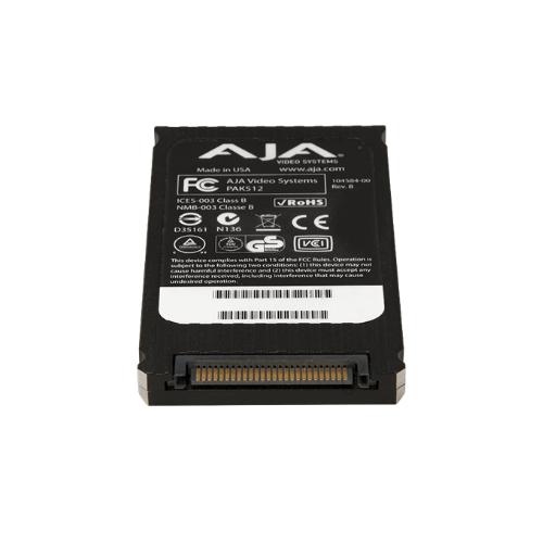 AJA PAK Reliable SSD Recording Media