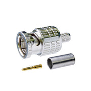 Canare 75-Ohm Straight BNC Crimp Plug Master Series | Professional 12G-SDI / 3G-SDI Broadcast Terminations | High-Density Video Connector Suite (BCP-D, BCP-B, BCP-A, & BCP-C)