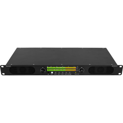 Marshall Electronics AR-AM4-BG-2 Rackmount Multichannel Analog Audio Monitor System (1 RU)
