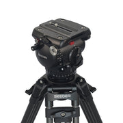 S260A Aluminum Tripod System | SEEDER 100mm Bowl 26kg Heavy-Duty EFP Studio Broadcast Camera Tripod