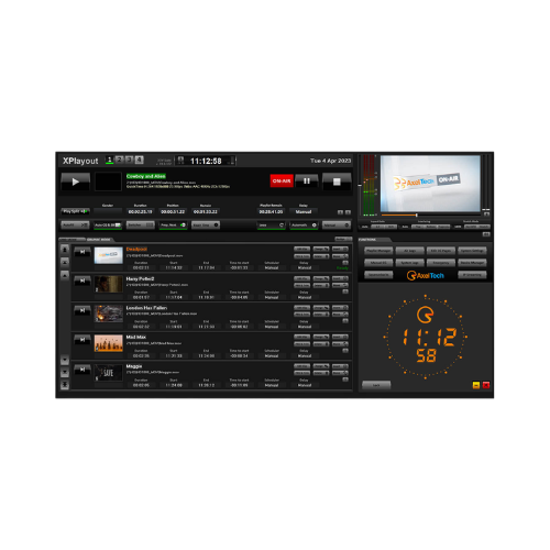 AxelTech XTV Suite Broadcast Automation Software