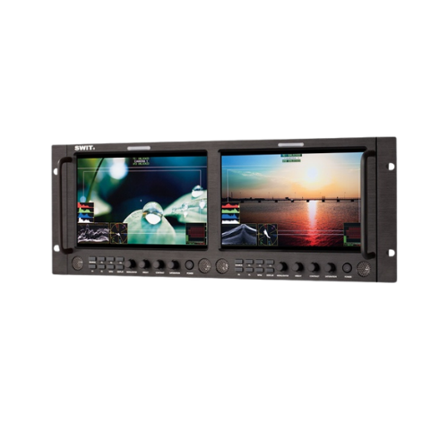 M-1093F Dual 9-inch FHD Waveform Rack LCD Monitor