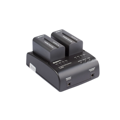 S-3602F 2-ch SONY NP-F Charger and Adapter