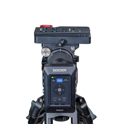 SEEDER S40VRH Professional Virtual Studio VR Tracking Fluid Head | 150mm Bowl 40kg Capacity FREE-D Data Output Camera Support with Databox5