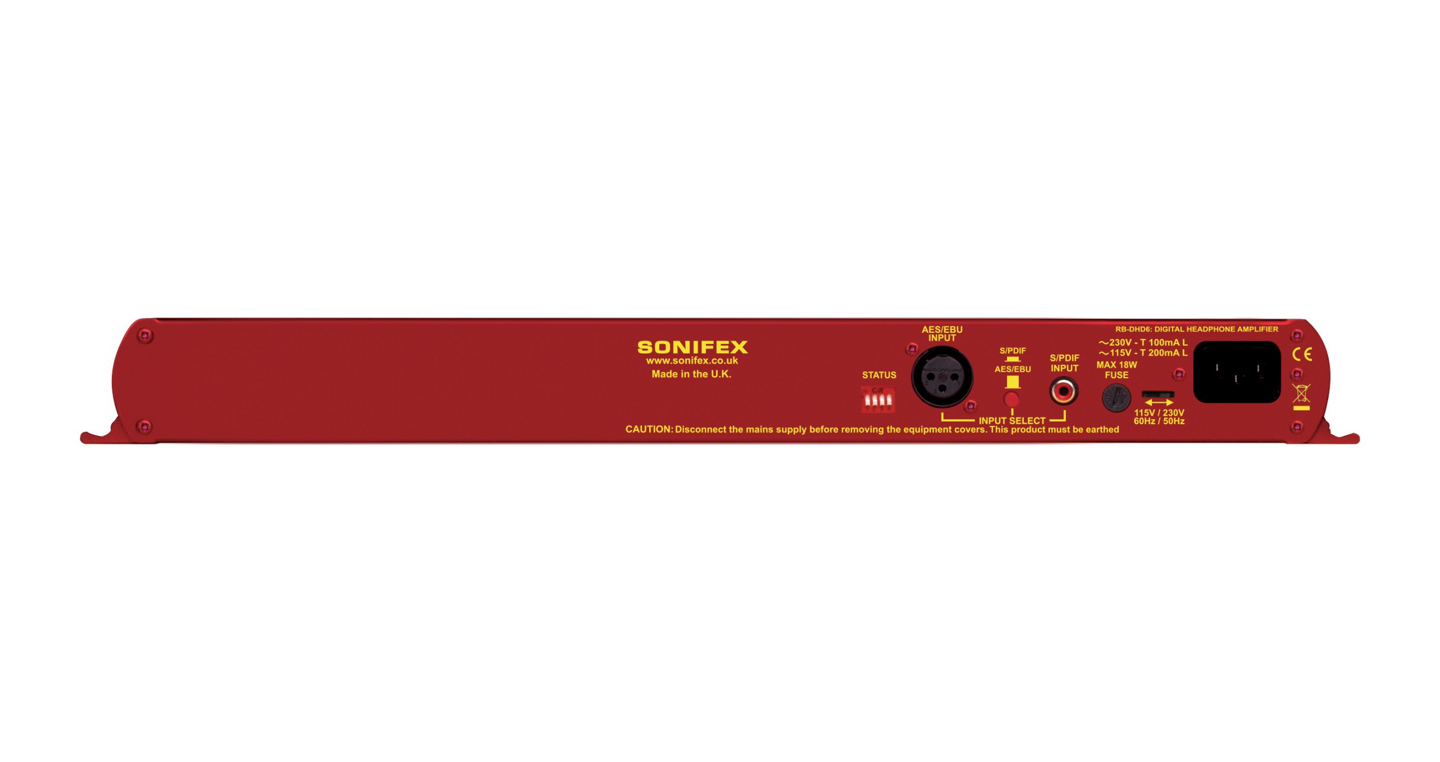 RB-DHD6 Digital 6-Way Stereo Headphone Distribution Amplifier | Studio Monitoring Hub