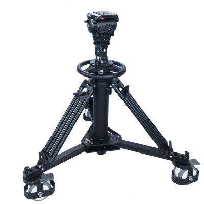 SEEDER S260PT50 Professional Studio Broadcast Pedestal System | 100mm Bowl 26kg Capacity Camera Support with PT50 Dolly Kit