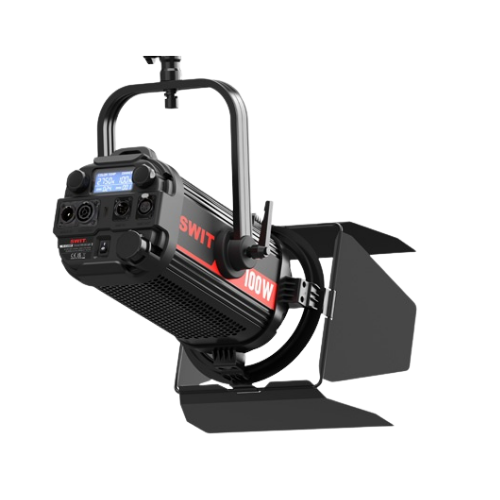 FL-C100D 100W Bi-color Fanless Studio Fresnel Light