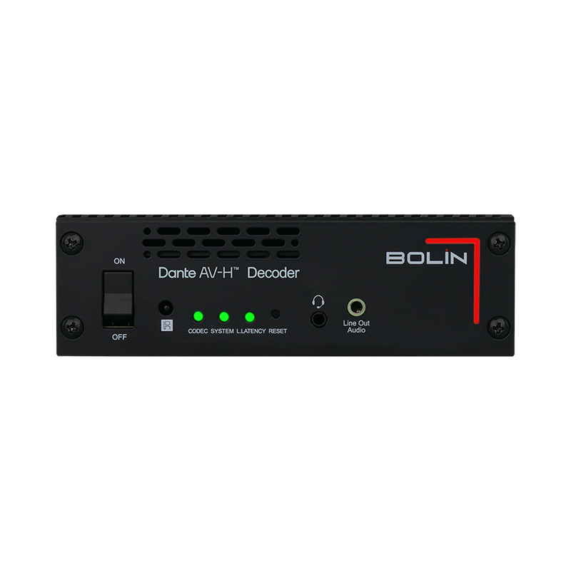 Certified 4K60 Audinate Dante AV-H Video Decoder | Bolin EG40DH | 12G-SDI & HDMI 2.0 Scaling Node