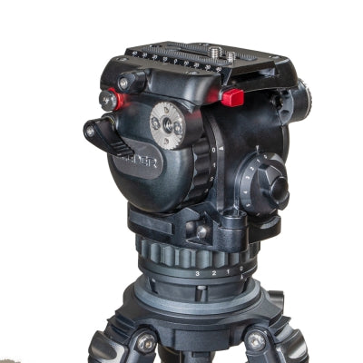 S92A2 Aluminum Tripod System | Professional 75mm Fluid Head 12kg ENG Camera Tripod