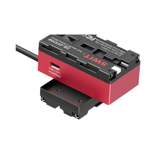 DB-DF570R 270° Rotate Dual Sided NP-F Dummy Battery with USB-C