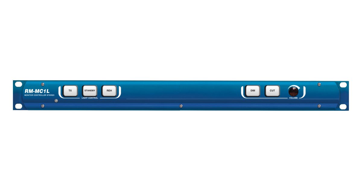 RM-MC1L Monitor Controller | 1U Rack-Mount Studio Controller with Integrated Light Tally Control
