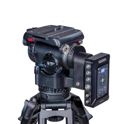 SEEDER S20VRH Professional Virtual Studio VR Tracking Fluid Head | 100mm Bowl 20kg Capacity FREE-D Data Output Camera Support with Databox5