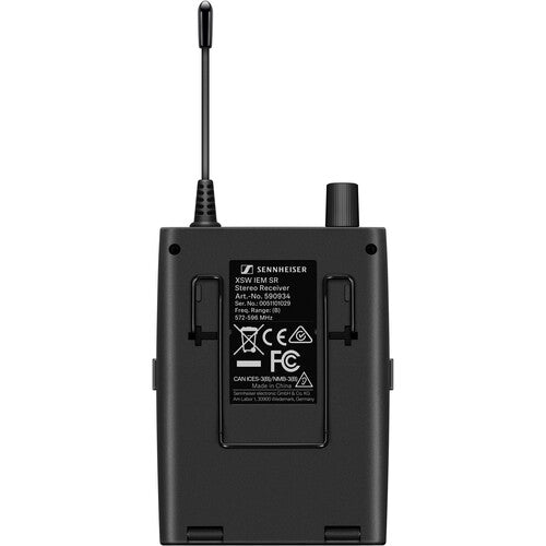 Sennheiser XSW IEM EK Stereo Bodypack Wireless Receiver with IE 4 Earphones (B: 572 to 596 MHz)