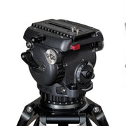 T150C2 Carbon Fiber Tripod System | SEEDER 100mm Bowl Lightweight 15kg ENG Broadcast Studio Camera Tripod