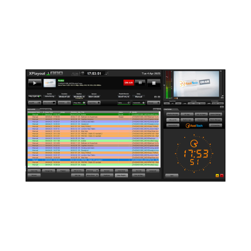 AxelTech XTV Suite Broadcast Automation Software