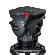 S60A Heavy Duty Aluminum Tripod System | SEEDER 150mm Bowl 60kg Ultra-High Capacity Broadcast Camera Tripod