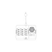 Clear-Com V12RDD Desktop 12-Rotary Control Panel